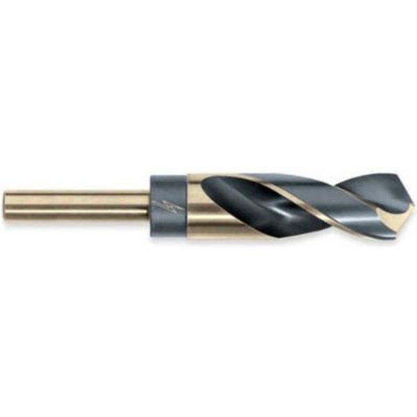 Cutler Sales Triumph Twist Drill Style T9FHD HSS Reduced Shank Drill Black & Bronze Oxide 41/64" 94141